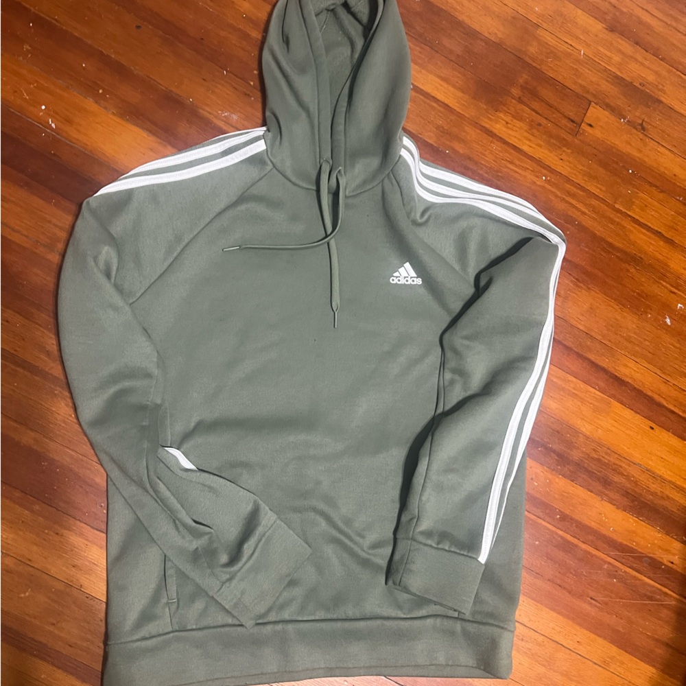 Adidas hoodie with stripes